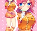 萌え風なかわいいイラスト描きます ミニキャラ・立ち絵・一枚絵などをスピード納品！ イメージ4