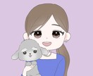 ペット可！かわいいアイコンお描きします ふんわりイラストで素敵なSNSに！ペットとのイラストも！ イメージ2