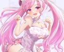 美少女キャラクターの一枚絵描きます キラキラかわいい美少女キャラクターのイラストを作成します！ イメージ5