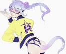 キャッチーな立ち絵、キャラデザします 独特なキャラクターデザインをご希望されてる方にオススメです。 イメージ1
