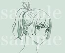 SNSに使えるシンプル配色なイラストを描きます SNSやブログや観賞用などにいかがですか？ イメージ4