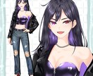 ツヤツヤ高品質のvtuberイラストを描きます 現役イラストレーターがあなただけのキャラをデザインします! イメージ3