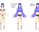 立ち絵、かわいく描きます TRPG・IRIAM・Vtuber立ち絵をズバリ価格で！ イメージ3