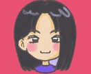 わかりやすい！ポップな手書き風似顔絵描きます 真正面の手書き風似顔絵を描きます！アイコンやプレゼントなどに イメージ2