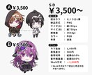 イラスト制作承ります アイコン・SD・立ち絵・Live2D制作 イメージ2