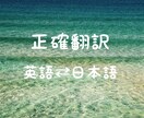 日本語⇔英語翻訳します 正確すぎる翻訳をお届けします！ イメージ1