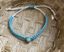 天然石使用しています 麻紐で編んだブレスレットですよろしくお願い致します イメージ2