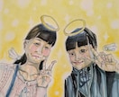 すべて手描き！　オリジナルの似顔絵を作成します 写真では表現できない特徴を捉えた優しい作風で似顔絵を描きます イメージ4