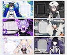 Vtuber様のオリジナル配信画面をデザインします 雑談・ゲーム・スケジュール・待機画面・終了画面など製作します イメージ6