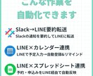 LINEで完結する業務自動化Bot作ります 複数ツールの通知・要約・リマインドをLINEひとつに集約 イメージ4