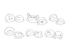 ゆるくてかわいいイラスト描きます SNSアイコンから挿絵まで幅広くゆるかわいく彩ります イメージ5