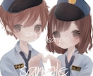 ふわふわした可愛らしいディフォルメを描きます 単体、夢絵、カップル、お受け致します！ イメージ6