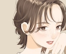 メイクにこだわった人物アイコン制作します あなたのSNSアイコンをメイクアップ♡ イメージ7