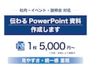 業務資料を プロ目線でデザインします 社内・イベント・説明会向けPowerPoint資料作成します イメージ1