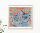 誇張し過ぎない♪心温まる手描き似顔絵をお描きします 還暦 古希 米寿/ご家族 ペットの記念に心温まるギフトを イメージ5