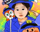 お子様の似顔絵描きます お正月、ハーフバースデーなど、可愛い似顔絵はいかがですか？ イメージ2