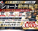 SNS用ショート動画を編集します ⭐ 高評価・星5つ満点継続中！（丁寧・迅速対応が好評） イメージ1