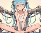 midjourneyの画風を売ります midjourneyに取り込むだけで個性的なマンガを描けます イメージ9