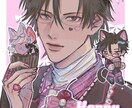 似顔絵、OC描きます ポップで鮮やかなかわいいイラストが得意 イメージ3