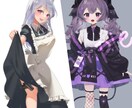 youtube利用可！かわいい女の子制作します ヘッダー・表紙・立ち絵・MVイラストなど何でもお仕立て イメージ10