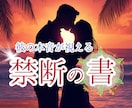 禁断の書で、彼の魂の本音を深く読み解きます 彼があなたにだけ隠している本音を、そっと開きます イメージ1