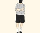 元アパレルデザイナーがお洒落なイラスト描きます インスタ、アイコン、挿絵用、イメージをイラストに致します。 イメージ2