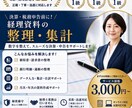 決算・税務申告前の経理資料を整理・集計します 経理経験を活かし丁寧に対応します。 イメージ1