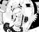 モノクロイラスト描かせていただきます モノクロイラストを描きます、デフォルメキャラも可能です イメージ2