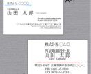 シンプルな名刺をお作り致します simple is best. イメージ1