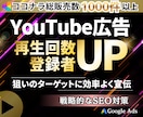 YouTube広告運用｜再生回数・登録者増やします 【伸びない原因を特定】YouTubeを本気で伸ばします イメージ1