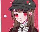 透明感ある女の子のアイコン描きます イメージにあった女の子アイコン描きます イメージ2