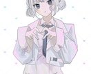 創作キャラ、うちの子、コテキャラ 描かきます 頭〜腰あたりまでのあなたのキャラクターをお描きします！ イメージ2