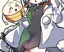 可愛い絵デフォルメの絵を書きます 彩度高め可愛いふんわりしたイラスト イメージ3