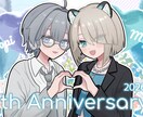 バストアップイラスト ❀ 制作いたします ✿ 配信などの活動にお使いいただけるイラストです ✿ イメージ10