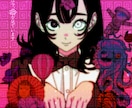目を引くポップでオシャレな一枚絵作成します ジャケット/装画/広告/ポスター/MVなどにおすすめ！ イメージ7