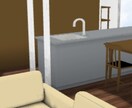 自宅の間取りを3Dでシミュレーション致します 間取り図を元に3Dで確認出来ます。間取りの確認に是非！ イメージ3