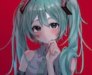 早期納品無料★あなただけのイラストお描きします 歌ってみた動画イラスト/ボカロ曲MV動画イラスト等にどうぞ！ イメージ1