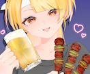 A4サイズの可愛いイラスト描きます アニメ塗りで可愛いイラストを描かせていただきます！ イメージ2