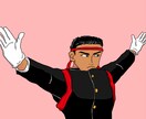 人物イラストを1枚制作します 【少年漫画風・アナログ手書きタッチのイラスト希望の方！】 イメージ3