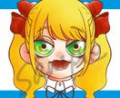 SNSで使えるアイコン描きます 印象強め！速い！ まんまるおめめのアイコン描きます イメージ3