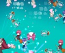 オリジナルキャラのゲームを提供します 描いたイラストがゲームの中で動き出す感動はいかがですか? イメージ6