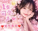男性限定❤️NGなし❤️かわいい声で優しく癒します 可愛いと大好評♡性の話や性癖・シチュエーショントークもＯＫ♡ イメージ1
