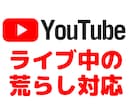 YouTubeライブ モデレーター対応します 【ライブ中の連投や荒らしに困っていませんか？】 イメージ1