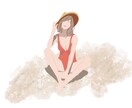 オシャレな似顔絵イラスト描きます SNSアイコンや名刺、プレゼントなどにどうぞ☺︎ イメージ7