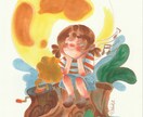 商用可|温かみのある表紙・挿絵をアナログで描きます 絵本や同人作品の挿絵・表紙、小説の挿絵・表紙など イメージ5