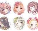 あなただけの可愛いアイコンを描きます サービス過多!修正無限!パターン複数!背景無料! イメージ4