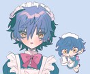 かわいいアイコンイラスト・ミニキャラ描きます 最短当日着工・スピード納品します♪ イメージ2