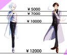 商用利用できるTRPGの立ち絵をお描き致します 丁寧な線画で美しく仕上げます。 イメージ2