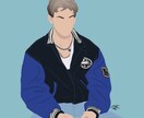 あなたのお気に入りの写真を元にイラスト作成します シンプルでオシャレなイラストをフラットデザインで描きます！ イメージ7