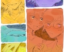 3L◯ 白黒ラフ詰め込み絵お描きします 漫画線でザクザクとした描き込みを行います！ イメージ4